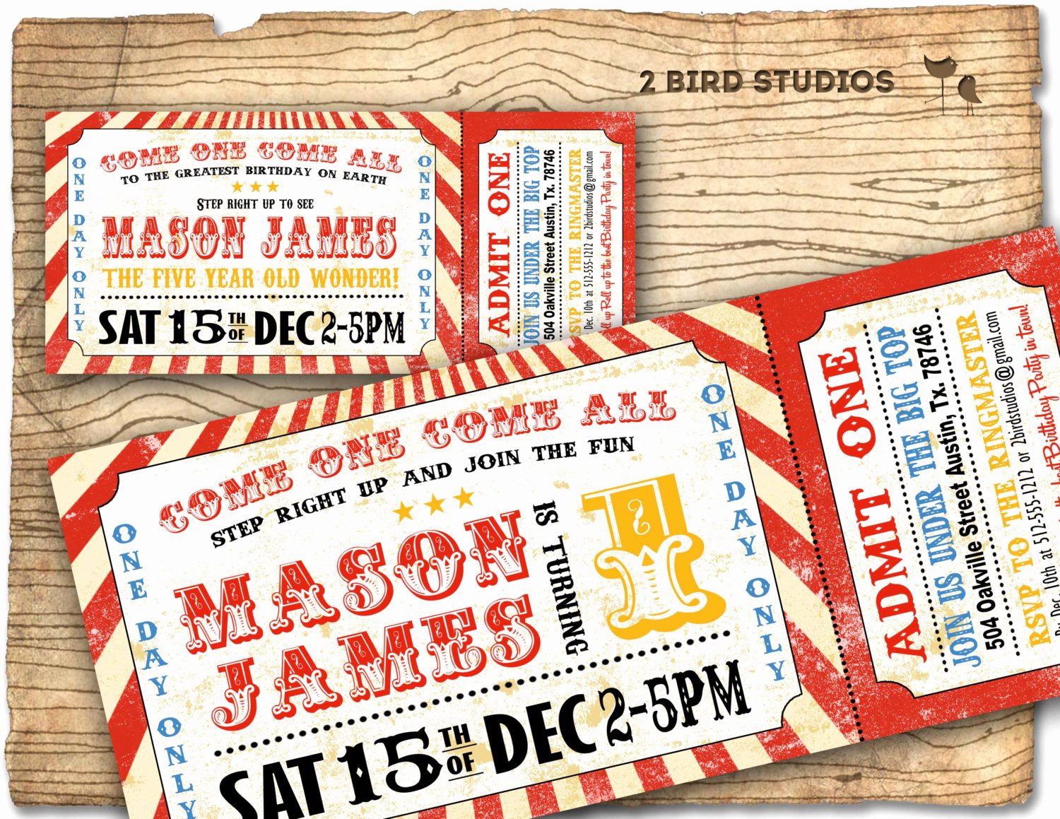 Circus Ticket Invitation Lovely Circus Invitation Vintage Circus Birthday Invitation Diy