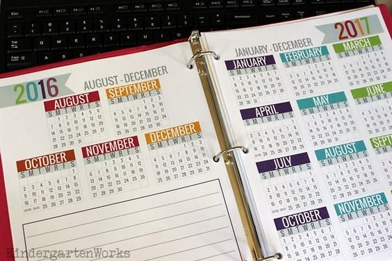 Classroom Calendar Template Fresh Printable Calendar 2016 2017 Calendar Template