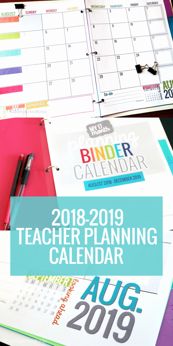 Classroom Calendar Template Inspirational Printable 2017 2018 Calendar Template