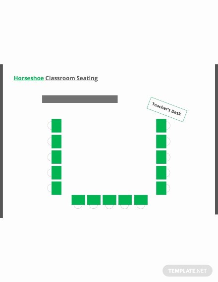 Classroom Seating Chart Template Microsoft Word Fresh Free Horseshoe Classroom Seating Arrangements Template In