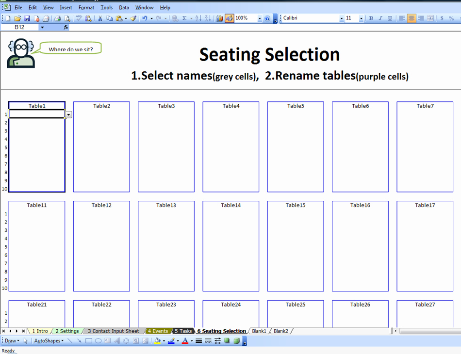 Classroom Seating Chart Template Microsoft Word Inspirational Excel Spreadsheets Help May 2014