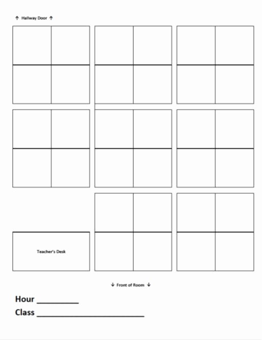 Classroom Seating Chart Template Microsoft Word Lovely Seating Charts