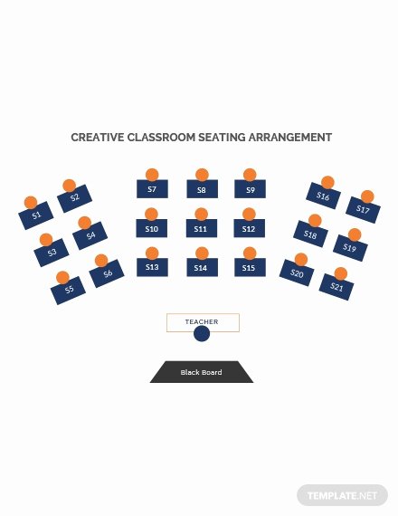 Classroom Seating Chart Template Microsoft Word Luxury Free Horseshoe Classroom Seating Arrangements Template In