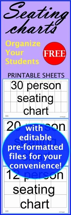 Classroom Seating Chart Template Microsoft Word Luxury Free Printable Vertical Classroom Seating Chart