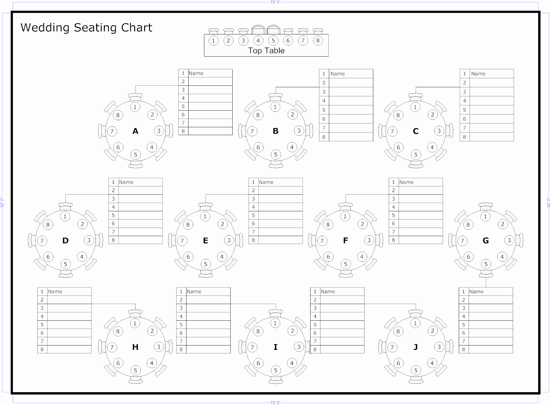 Classroom Seating Chart Template Microsoft Word Unique Tips to Seat Your Wedding Guests