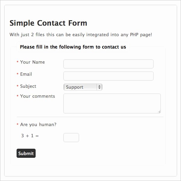 Client Contact form Awesome 35 Best PHP Contact form Templates