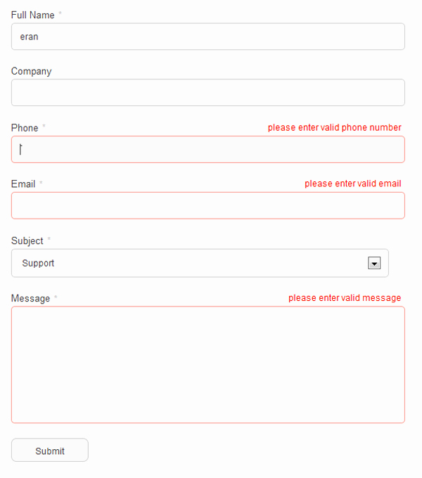 Client Contact form Beautiful Rvcontactform Multilingual Ajax Contact form Our