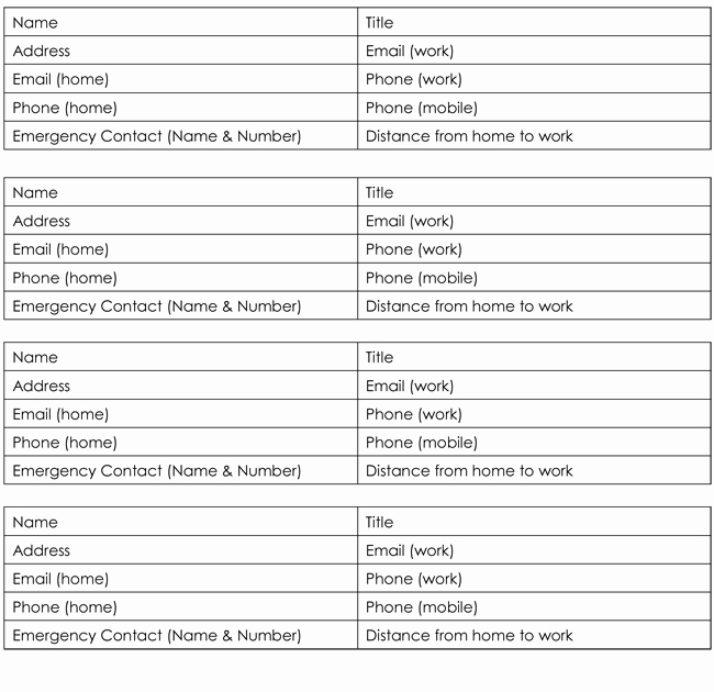 Client Database Template Lovely 9 Customer Contact List Templates In Word and Excel