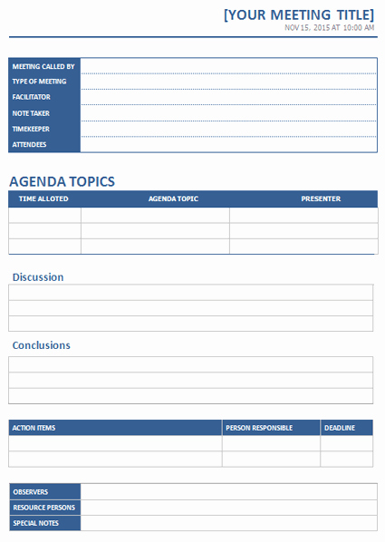 Client Notes Template Lovely Ms Word Meeting Minutes Template