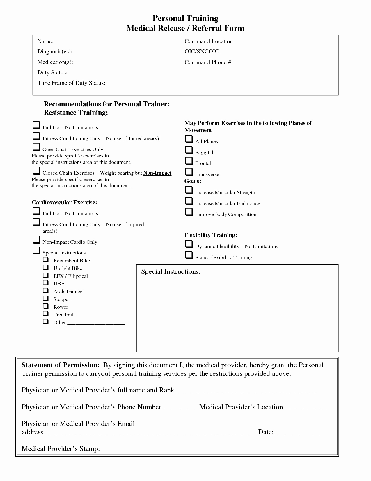 Client Print Release form Template New Salon Client Release form Template