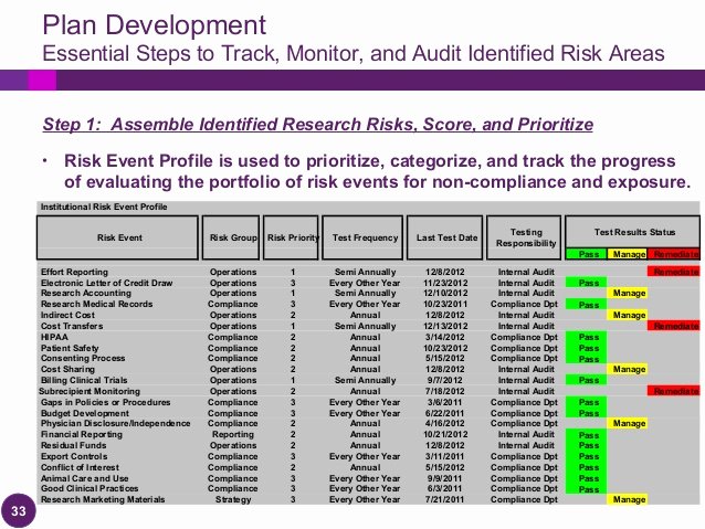 Clinical Development Plan Template Unique Implementing A Research Auditing Program 2013 Pliance