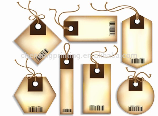 Clothing Hang Tag Template Fresh New Design Die Cut Paper Gift Tags Hang Tags Favor Tags
