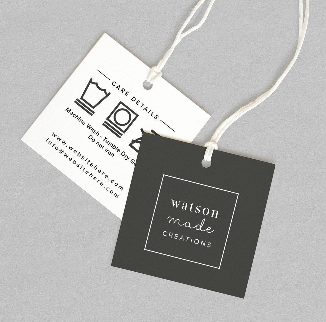 Clothing Hang Tag Template Luxury Custom Clothing Labels Custom Clothing Tags Clothing Tags