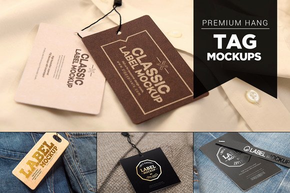 Clothing Hang Tag Template New Clothing Hang Tag Mock Up Template Designtube Creative