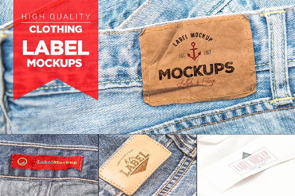 Clothing Label Template Luxury 100 Amazing Free Realistic Label Mockups