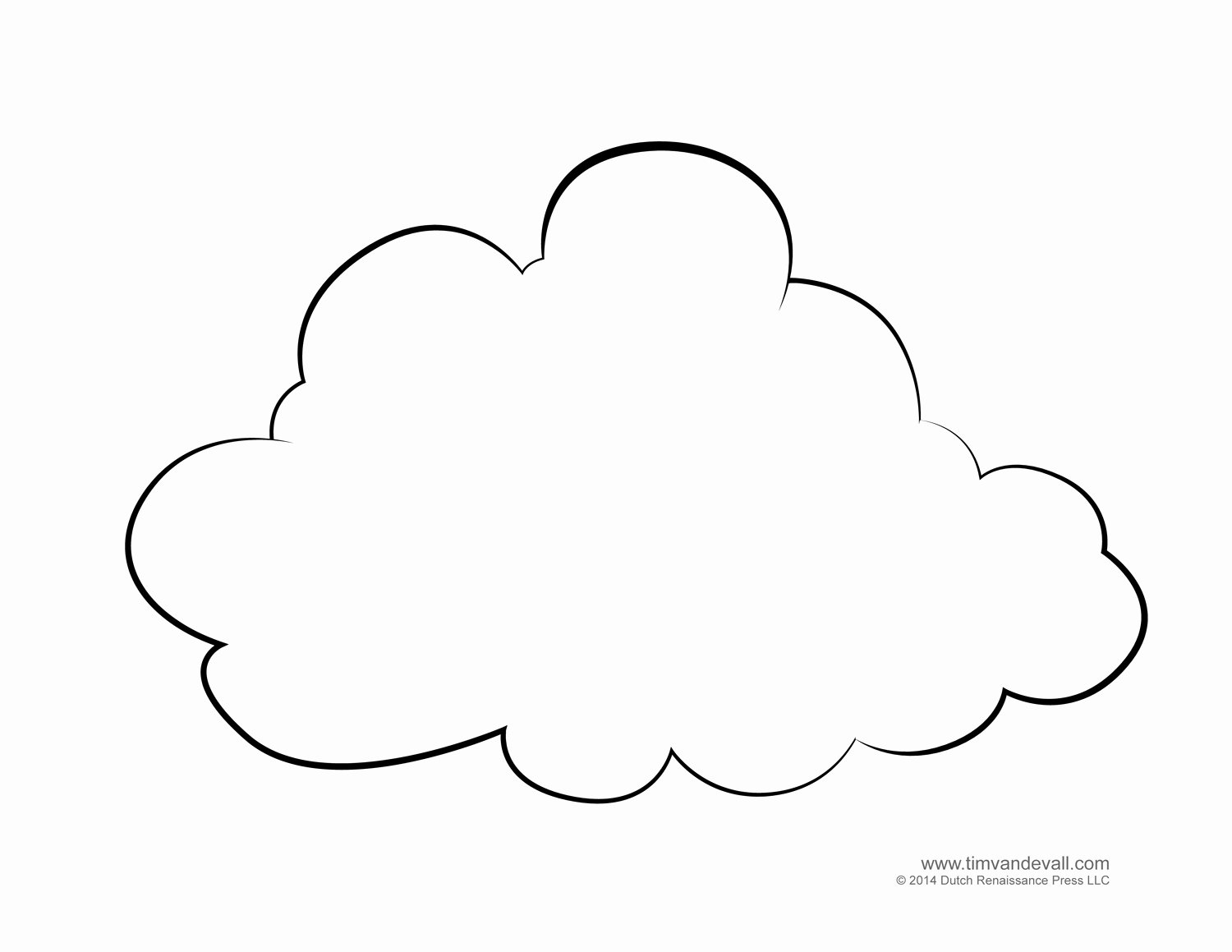 Cloud Template Printable Awesome Tim Van De Vall Ics &amp; Printables for Kids