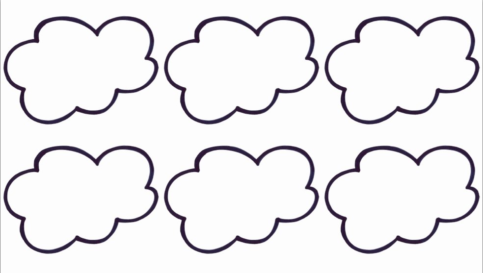 Cloud Template Printable Best Of Blank Cloud Template Clipart Best