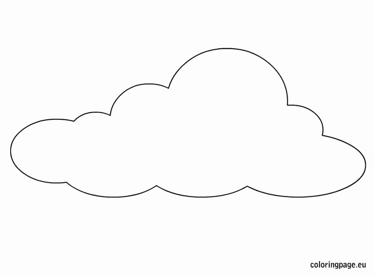 Cloud Template Printable Fresh Best 25 Cloud Template Ideas On Pinterest