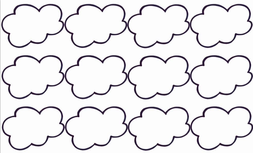 Cloud Template Printable Luxury Free Printable Cloud Template Download Free Clip Art