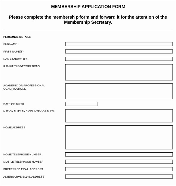 Club Application Template Unique 15 Sample Club Application Templates Pdf Doc