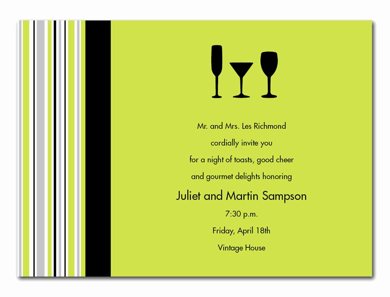 Cocktail Party Invite Templates Fresh Three Cocktails Party Invitations by Invitation