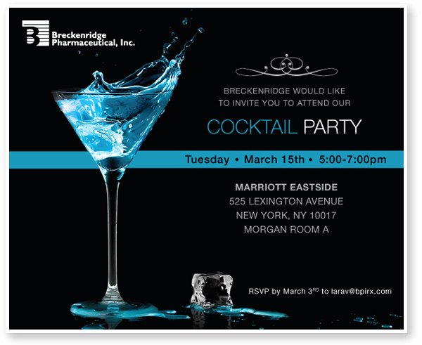 Cocktail Party Invite Templates