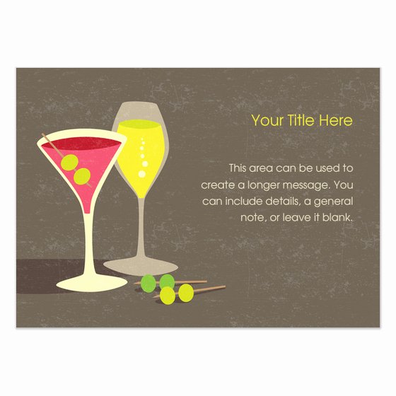 Cocktail Party Invite Templates Unique Cocktail Party Invitations &amp; Cards On Pingg