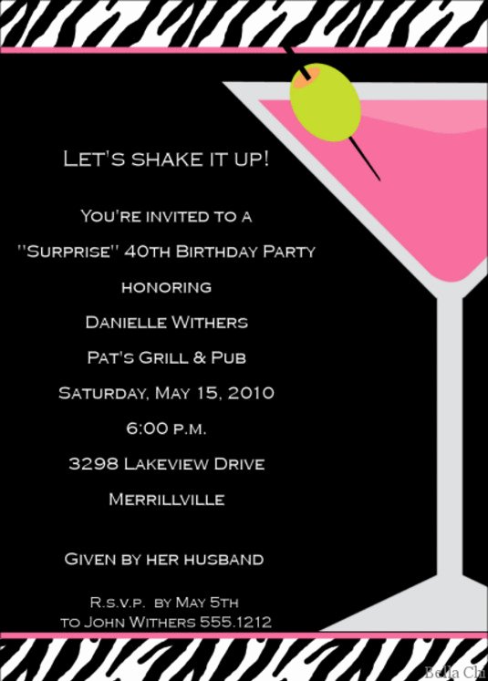 Cocktail Party Invite Templates Unique Cocktail Party Invitations Templates are Available Line