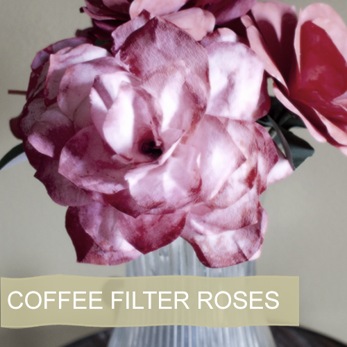 Coffee Filter Flowers Martha Stewart Fresh Coffee Filter Rose Tutorial