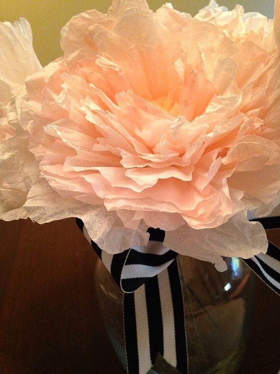 Coffee Filter Flowers Martha Stewart Inspirational Tutorials Peonies and Coffee Filters On Pinterest