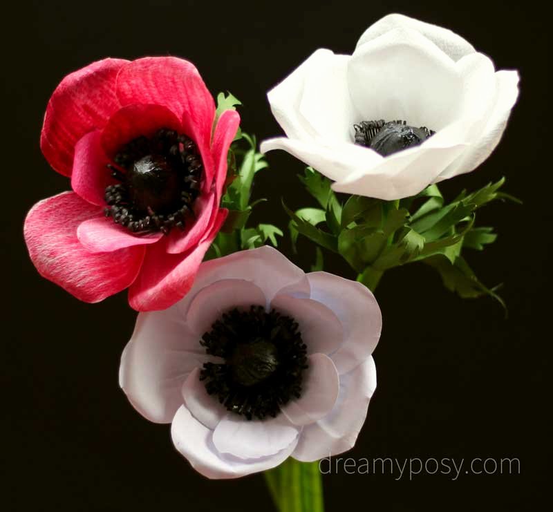 Coffee Filter Roses Template Luxury How to Make Anemone Paper Flower From Coffee Filter Free