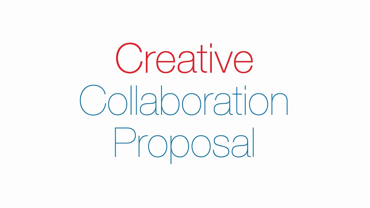 Collaboration Proposal Sample Awesome Creative Collaboration Proposal