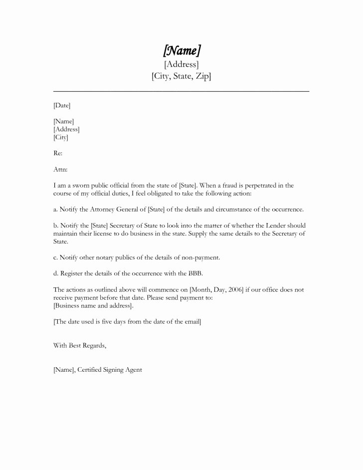 Collection Letter Final Notice Elegant Collection Letter Template Final Notice Resume Samples