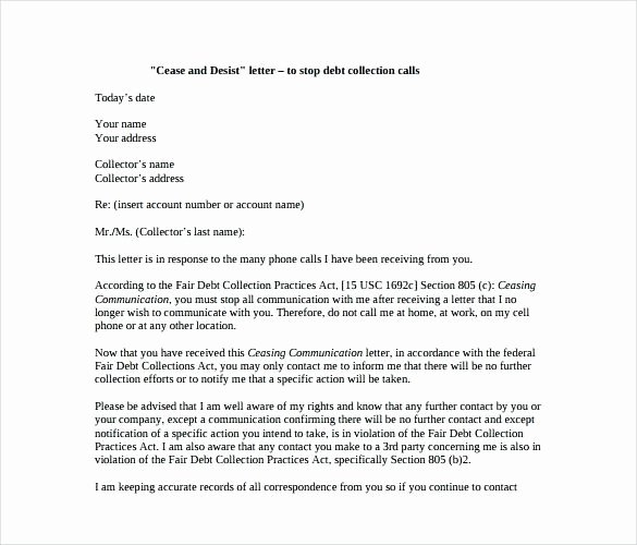 Collection Letter Final Notice Unique 11 Collection Letter Template Final Notice