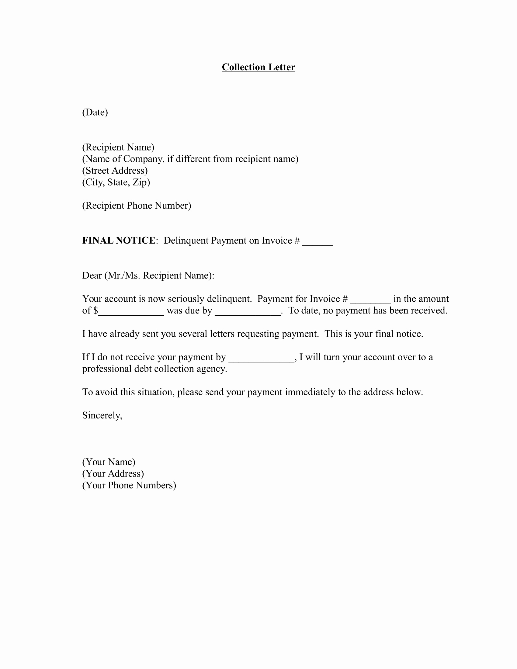 Collection Letter for Medical Office New Medical Collection Dispute Letter Template Legal Action