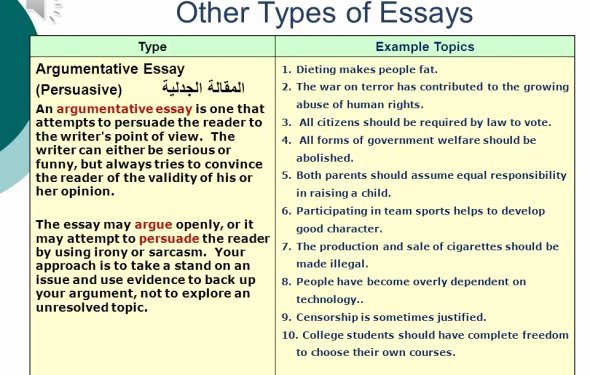 College Essay Hooks Examples Lovely Types Of Essay Writing Great College Essay