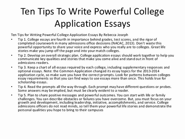 College Introduction Paragraph Examples Unique What are Good Websites for College Application Essay