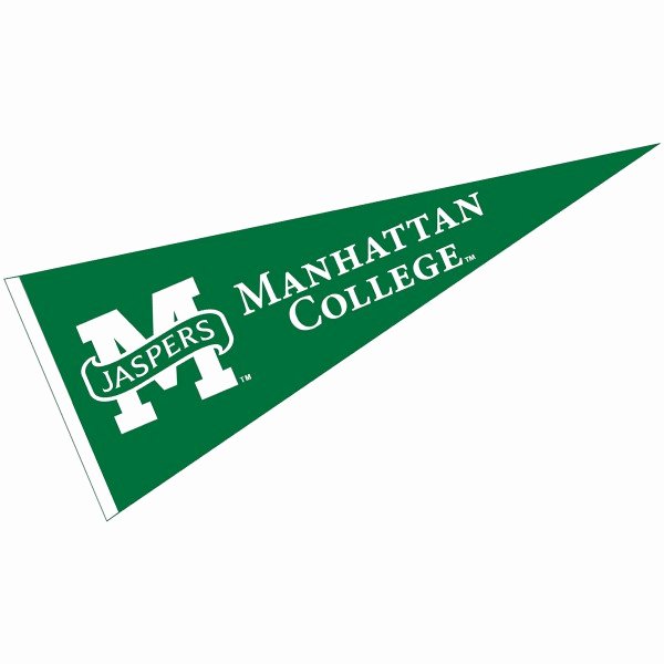 College Pennants Printable Beautiful Manhattan College Pennant Your Manhattan College Pennants