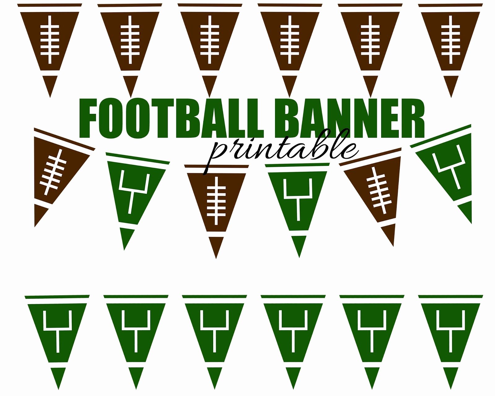 College Pennants Printable Best Of Football Subway Art Free Printable