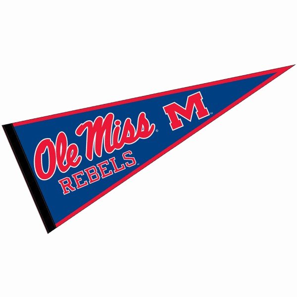 College Pennants Printable Best Of Ole Miss Rebels Logo Pennant and Logo Pennants for Ole