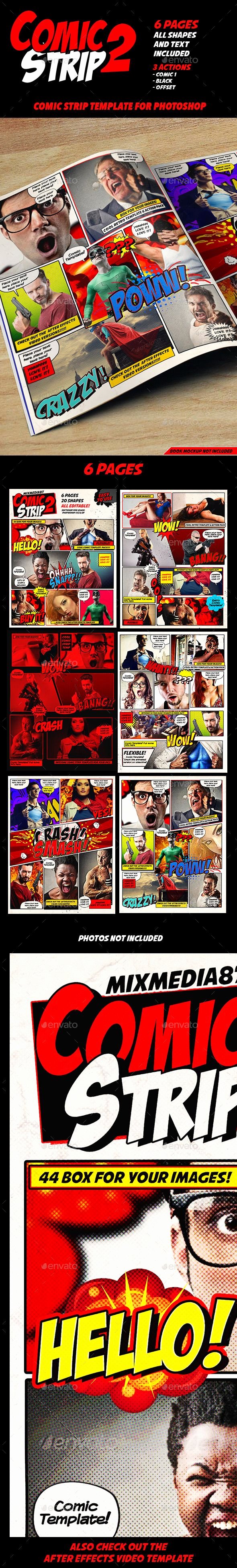 Comic Book Template Photoshop Inspirational 1000 Images About Shop Files On Pinterest