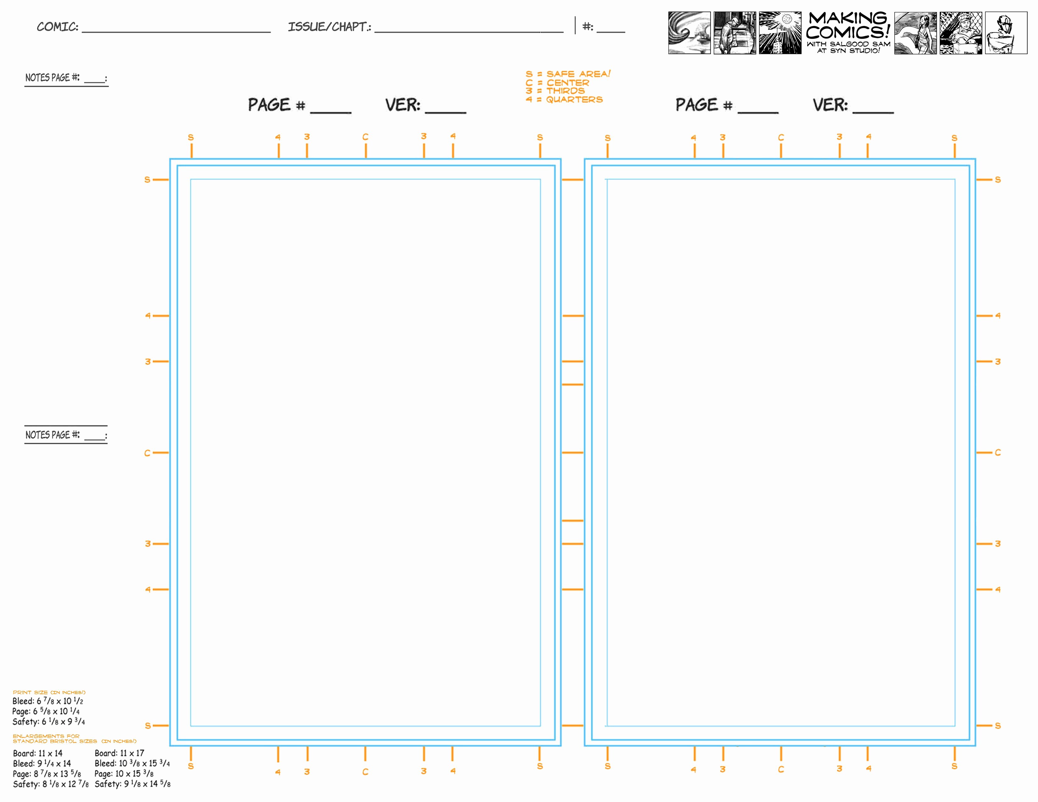 Comic Book Template Photoshop New Page aspect Ratios &amp; Templates – Making Ics