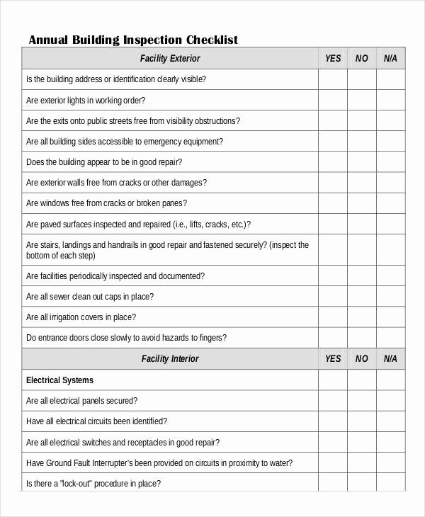 Commercial Property Inspection Checklist Beautiful New Construction Home Inspection Checklist New