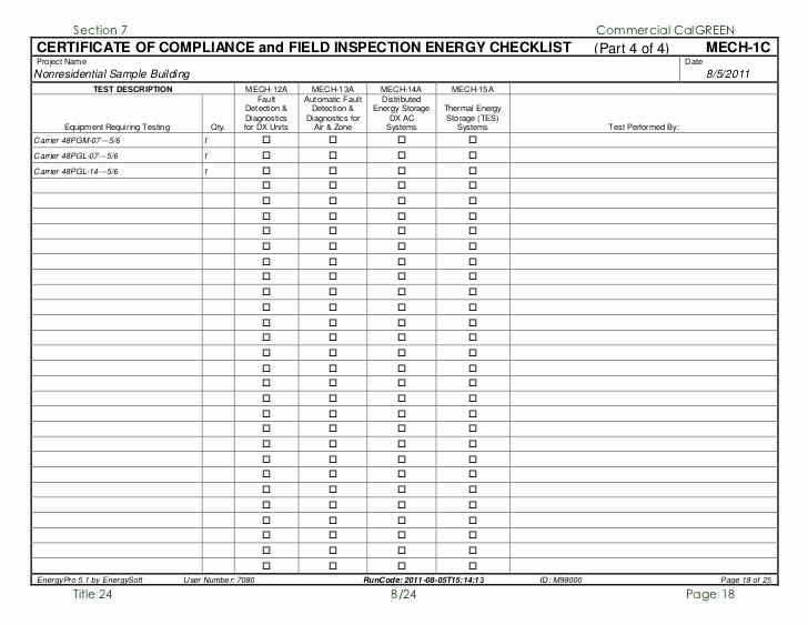 Commercial Property Inspection Checklist Inspirational Mercial Calgreen Building Enery Analysis Report