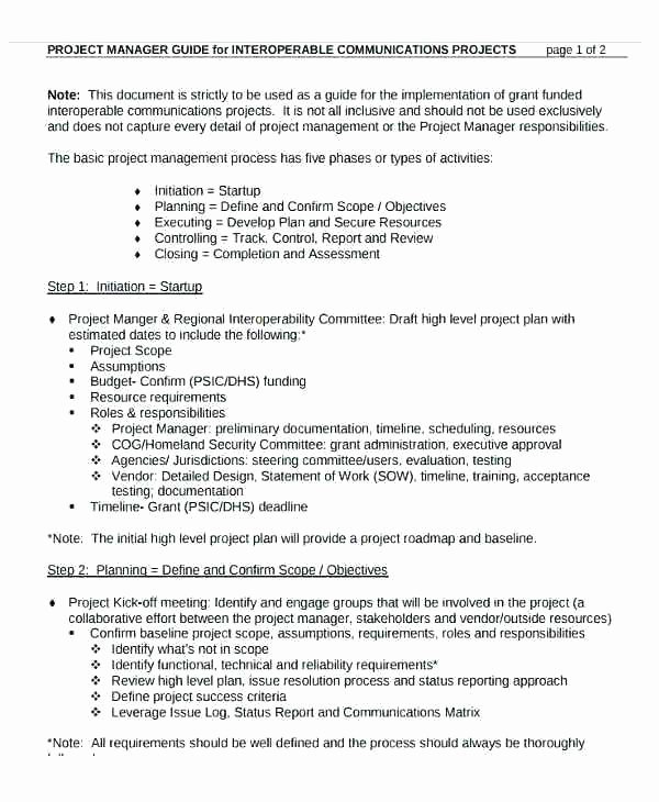 Communication Matrix Template Elegant Munication Matrix Template Project Management