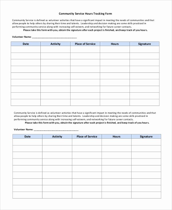 Community Service Paper Pdf Beautiful 10 Sample Munity Service forms