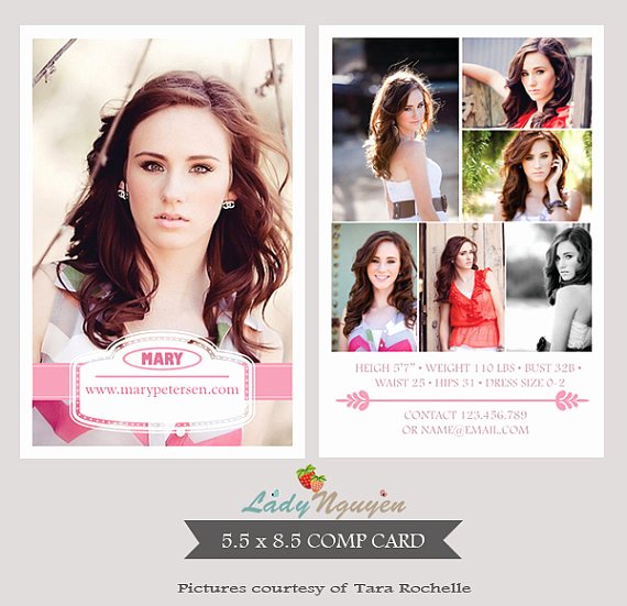 Comp Card Template Psd Download Luxury Instant Download Modeling P Card Shop Templates