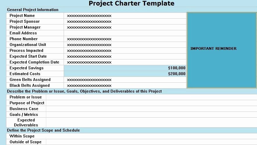 Company Charter Template Inspirational New Product Charter Example Project Charter