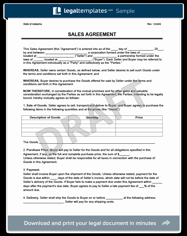 Company Equipment Use and Return Policy Agreement Unique Sales Agreement Create A Free Sales Agreement form