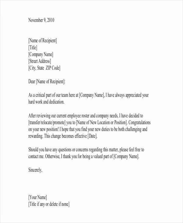 Company Name Change Letter Beautiful Pany Transfer Letter Template 6 Free Word Pdf